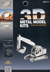 تصویر  Excavator (3D metal model kits L21128)