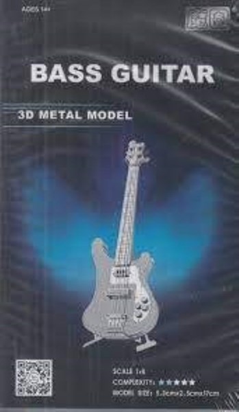 تصویر  Bass guitar (3D metal model M12207)