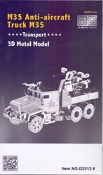 تصویر  M35 anti-aircraft truck (3D metal model L22212)