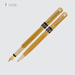 تصویر  ست 2 تایی خودنویس و خودکار ایپلمات مدل اشمیتس رنگ طلایی