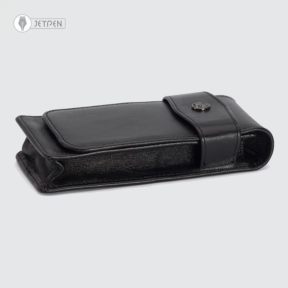 تصویر  کیف چرمی استاندارد کاوکو 3 تایی رنگ مشکی (قلم‌های بلند)