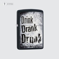 تصویر  فندك زیپو کد 29618 Drink Drank Drunk