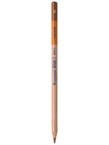 تصویر  مداد رنگي پلي كروم ديزاين رنگ حنايي شماره 42 برونزيل