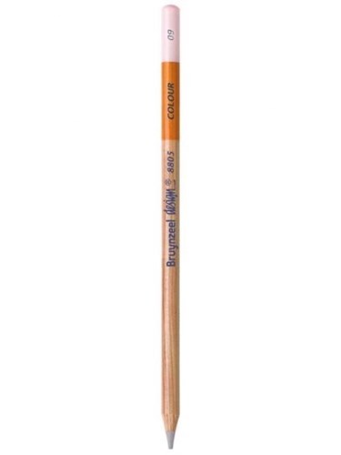 تصویر  مداد رنگي پلي کروم ديزاين رنگ براون پينك شماره 09 برونزيل