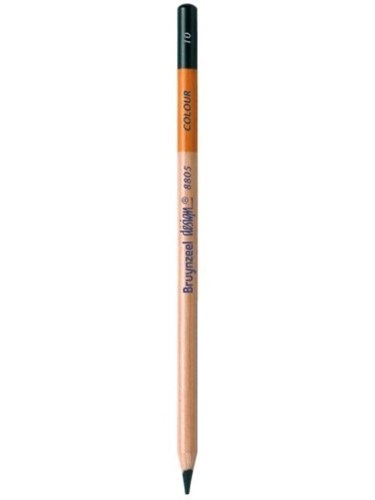 تصویر  مداد رنگي پلي کروم ديزاين رنگ مشكي شماره 10 برونزيل