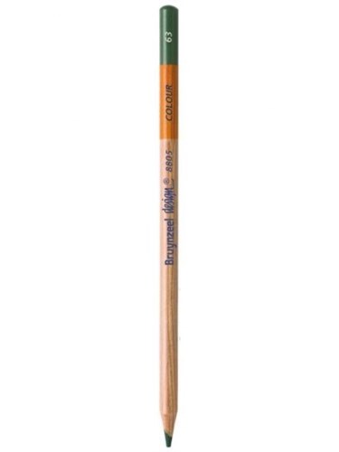 تصویر  مداد رنگي پلي کروم ديزاين رنگ سبز زيتوني شماره 63 برونزيل