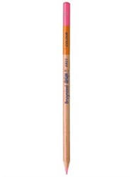 تصویر  مداد رنگي پلي کروم ديزاين رنگ صورتي ابنباتي شماره 71 برونزيل