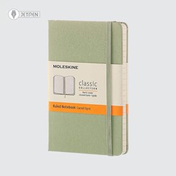 تصویر  دفترچه Moleskine رنگ سبز سایز A6 جلد گالینگور