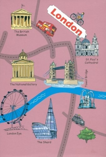 تصویر  دفتر يادداشت نقشك لندن