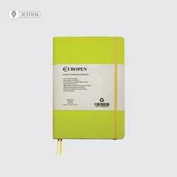 تصویر  دفتر یوروپن سایز اسمال رنگ زرد فسفری کد 07