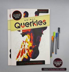 تصویر  Animal Querkles (A puzzling colour by numbers book)