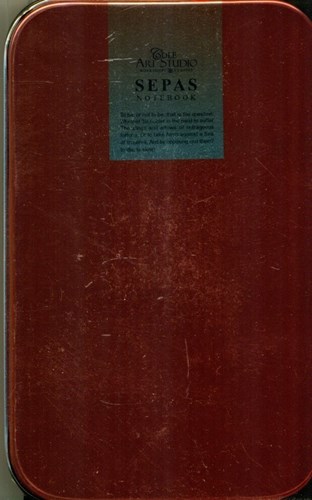 تصویر  دفترچه طراحي جلد فلزي پنگوئن (كد 839) پالتويي