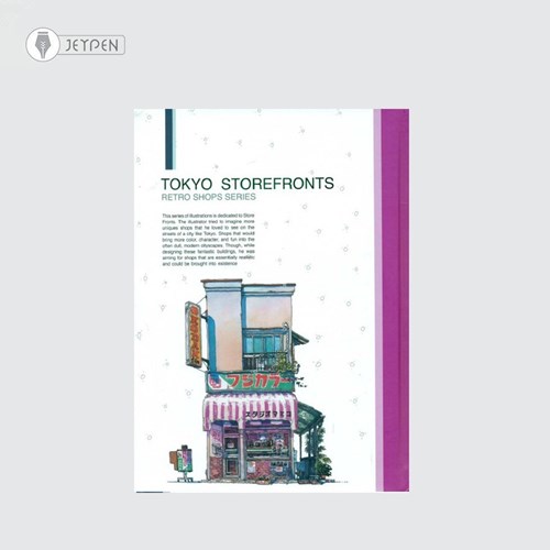 تصویر  دفتر يادداشت هميشه مدل Tokyo Storefronts كد 102