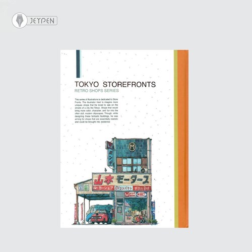 تصویر  دفتر يادداشت هميشه مدل Tokyo Storefronts كد 133