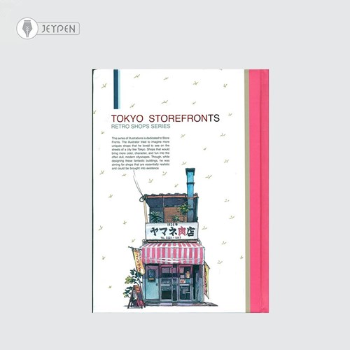 تصویر  دفتر يادداشت هميشه مدل Tokyo Storefronts كد 126