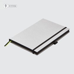تصویر  دفتر لامی مدل جلد سخت بدون خط سایز A5 رنگ مشکی