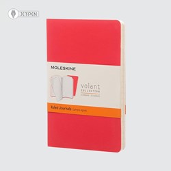 تصویر  دفترچه Moleskine رنگ قرمز پک 2 تایی سایز A6
